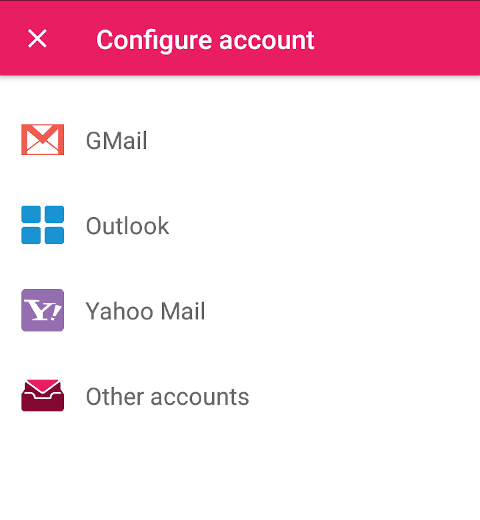 Configurar cuenta mail